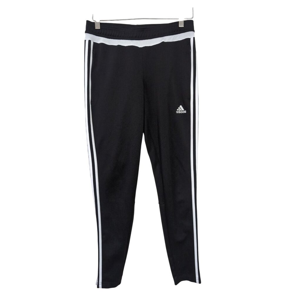 Adidas Tiro 15 Training Pants Womens‎ S Black Tapered Leg Athletic Soccer Gym